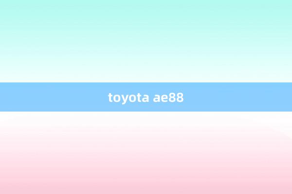 toyota ae88