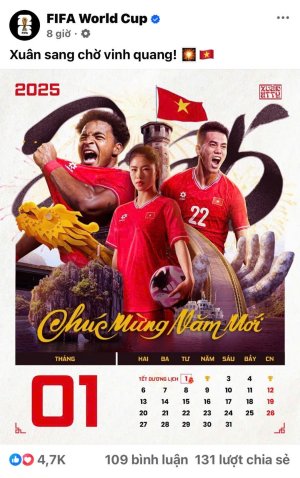 FIFA gửi thông điệp đặc biệt đến tuyển Việt Nam trước đại chiến Thái Lan